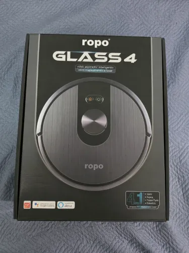 Robô aspirador Ropo Glass 4 Novo + NF