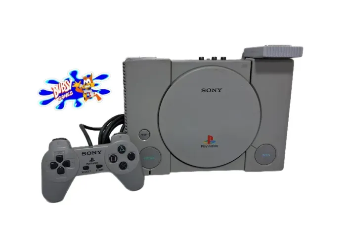 Playstation 1fat modelo 1001 ultra raro funcionando com jogos de brinde