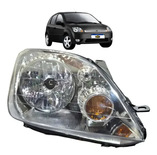 Farol Direito Fiesta 2003 2004 2005 2006 2007 Hatch Sedan Direito/passageiro