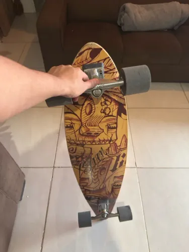 Skate Longboard Completo com Rodas Largas - Usad