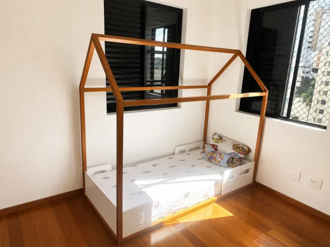 Cama Montessoriana Infantil tipo cabana