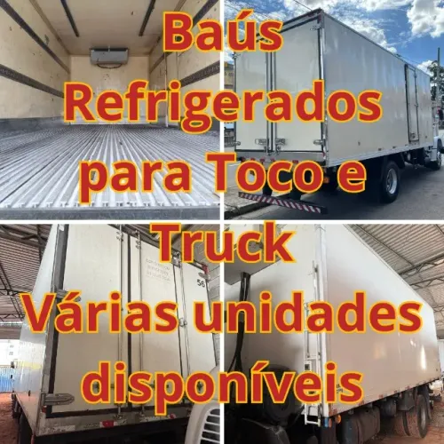 Baús Refrigerados para Caminhão Toco e Truck Várias unidades disponíveis