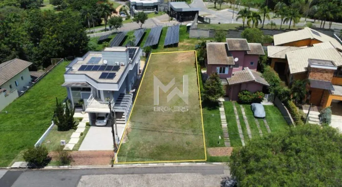 Terreno de 504m² à venda no Condomínio Reserva dos Vinhedos em Louveira/SP.