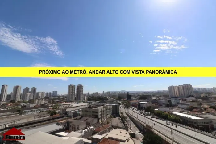 Barra Funda - Apartamento para locação com 1 dormitório, varanda, andar alto