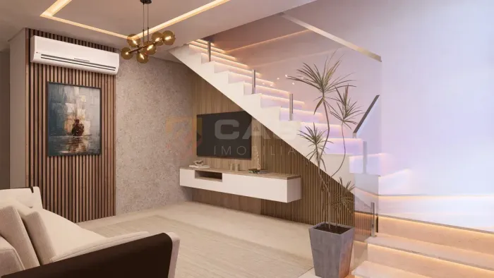 Casa duplex com 3 quartos, 1 suíte, 2 vagas Oportunidade! Casas duplex c/128 m² em