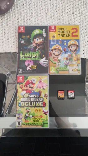 Lote 5 jogos Nintendo Switch
