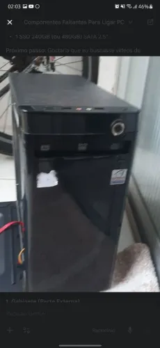 PC Desktop ASRock N68-S3 FX - Ideal para Peças ou Montagem (Leia a Descrição)<br><br>