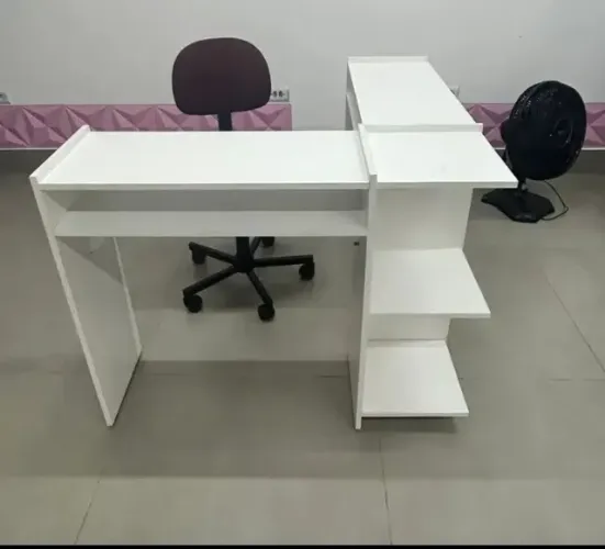 MESA MANICURE EM L MDF NOVO 