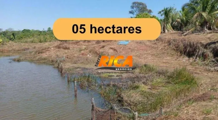 Chácara à venda, com 5 Hectares no município de Nova Mamoré/RO