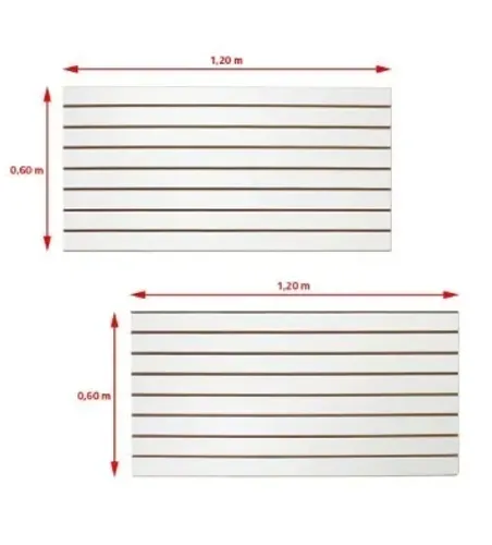  Kit painel canaletado branco 