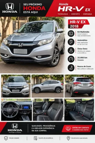 Honda HR-V EX 1.8 Flexone 16V 5P Aut. 2018