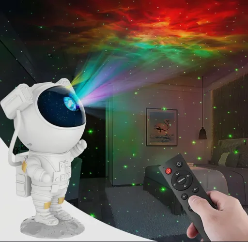 Projetor Astronauta com Som - Bluetooth - ENTREGA GRATIS