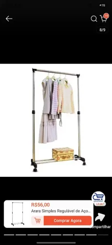Cabide de roupas