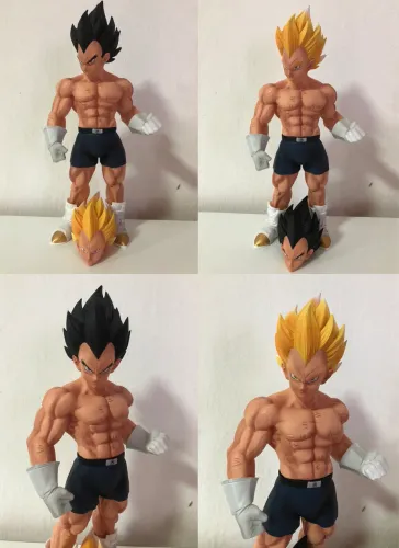 DRAGON BALL VEGETA 28CM PERFEIÇÃO DE BONECO, APROVEITA PEÇA ÚNICA