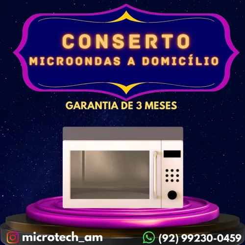 Conserto de microondas a domicílio 
