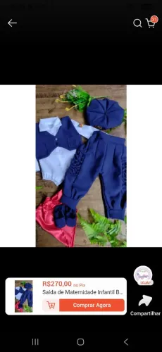 Pilha de gaucho de 0 a 4 mês 170.00