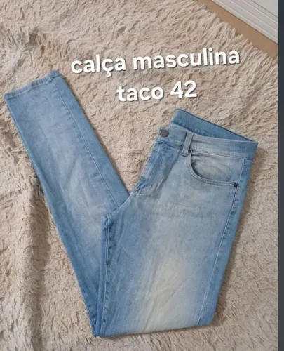 Calça masculina taco