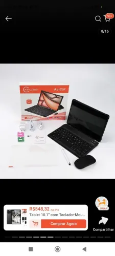 Tablet Cinza (Novo)