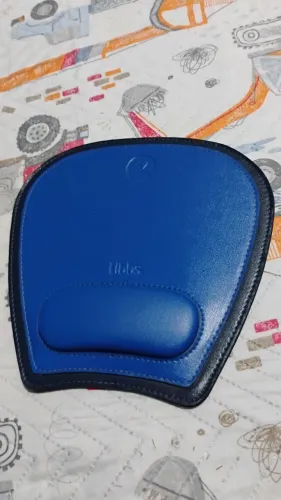 ? Mouse Pad com Apoio para Pulso - Azul | Seminovo