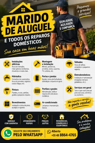 MARIDO DE ALUGUEL - REPARAÇÕES E MANUTENÇÕES EM GERAL