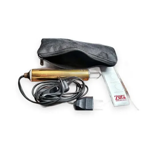 Bastão Cromático Cromoterapia 220V Ponta de Cristal Quartzo + 8 Filtros + Estojo