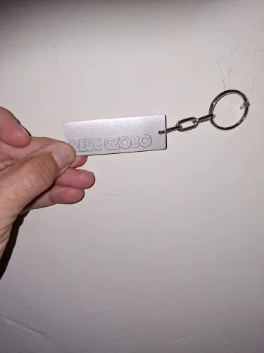 Chaveiro antigo rede Globo 20 anos