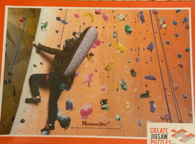 Quebra-Cabeça 1000 Peças Escalada Artística - Create Jigsaw Puzzles LACRADO