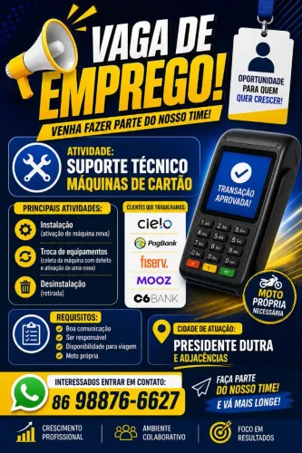 Vaga de Entregador/Courier