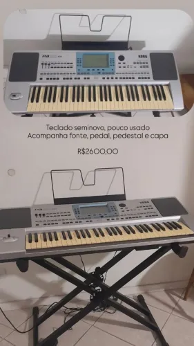 Teclado arranjador profissional Korg Pa50 sd