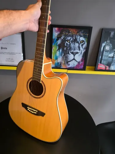 Violão Strinberg LE30C N com case. Pouco usado.