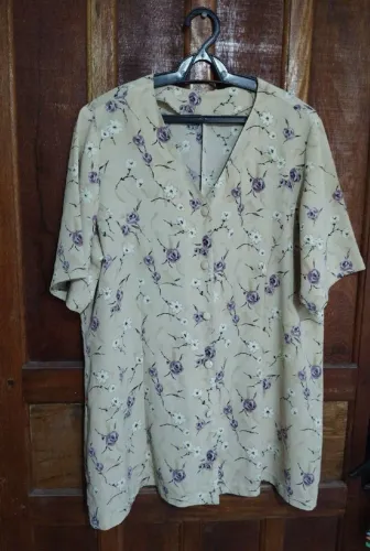 blusa vintage floral