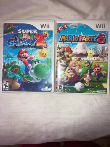 Super Mario galaxy 2 e Mario party 8 