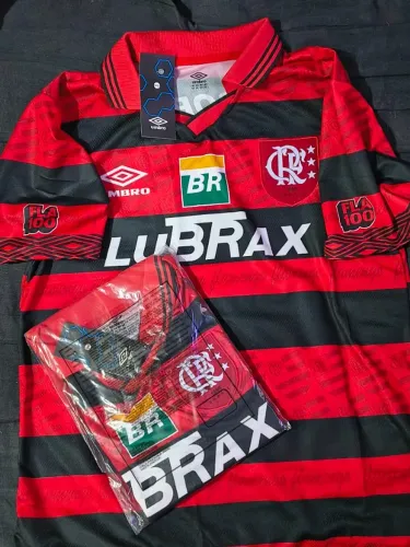 Camisa Flamengo Polo Retrô Lubrax 1996 - Tam. G e GG - Entrega PARA TODO O BRASIL