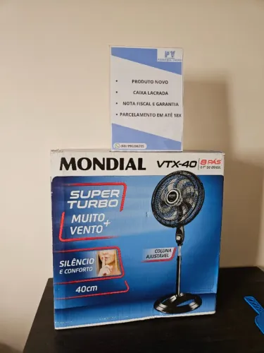 Ventilador de coluna Mondial VTX 40 220v - Novo (caixa lacrada)