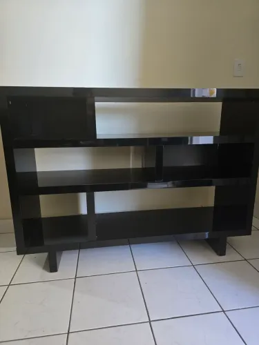 RACK LAQUEADO PRETO