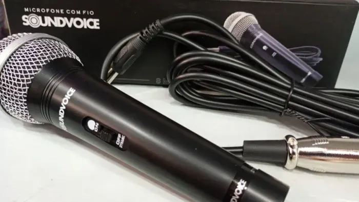 MICROFONE SOUNDVOICE COM FIO