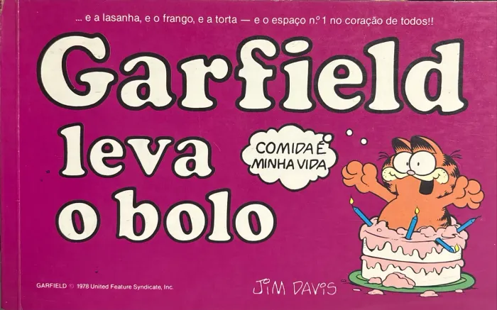 Livro em quadrinhos Garfield