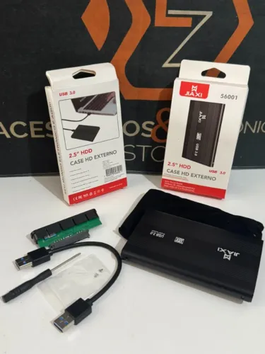 Case externo para HD ou SSD com conexão USB 3.0