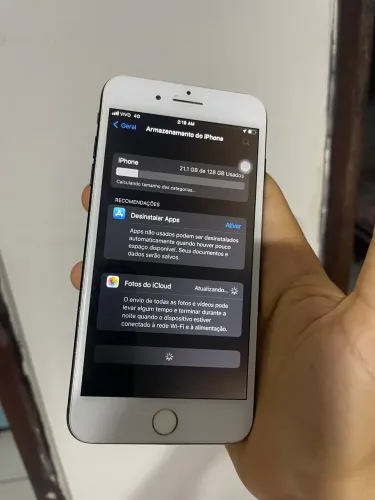 IPhone 7 Plus 128 gb funcionando normal testamos