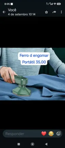 Ferro de engomar portátil espetacular