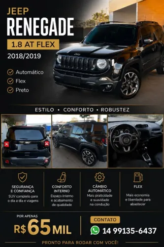 Jeep Renegade 1.8 4X2 Flex 16V Aut. 2019