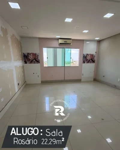Sala disponível para locação no Rosário em Luziânia/GO. COD323
