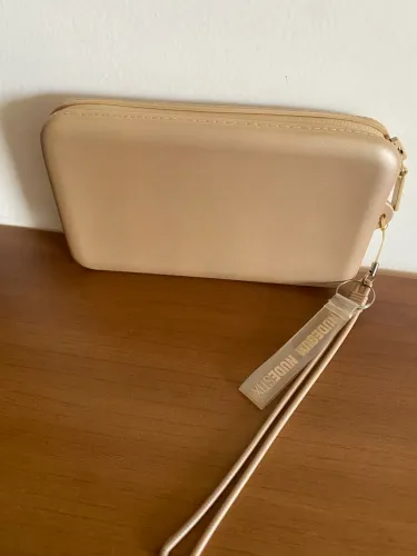 Necessaire carteira bege