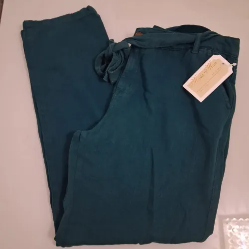 Calça Feminina Cigarrete Sport Fino Cin. In. Verde Tamanho 48 Muito Mais Jeans