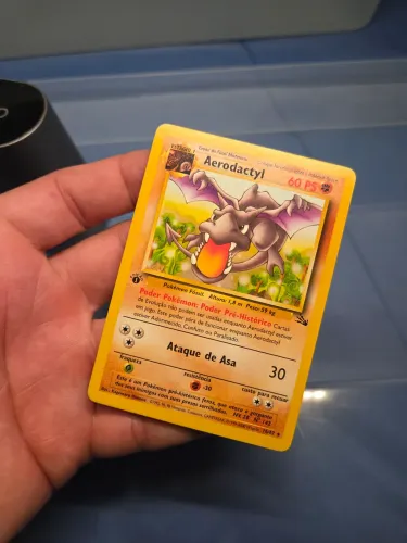 Carta Pokémon Aerodactyl Fossil Original 1999