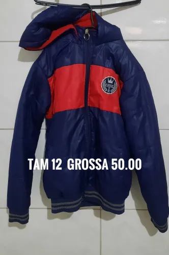 Jaqueta tam 12 grossa