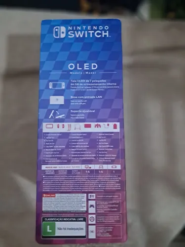 Nintendo Switch Oled Branco + Mario Kart Deluxe 8 + 3 meses de Assinatura Onlinel.