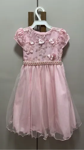 Vestido de festa usado 2 vezes (para meninas de 5 anos)