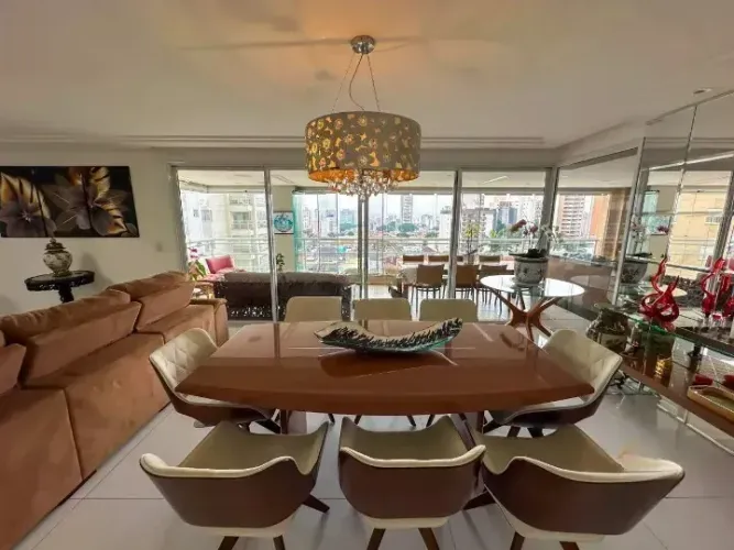 Apartamento mobiliado para locação, 225m², 3 suítes  Tatuapé