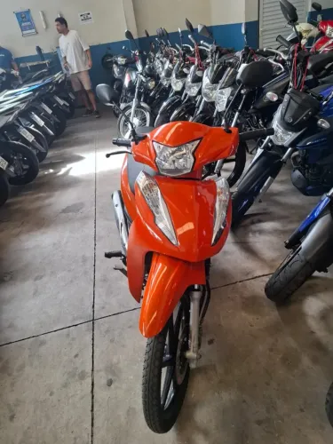 HONDA BIZ 125 LARANJA 2019 SHALON VEICULOS CARIACICA